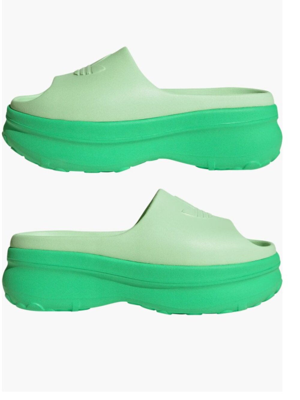 NEW adidas Adifom Stan Smith Platform Slide 9 M, ENEGRN/SEG Y2K